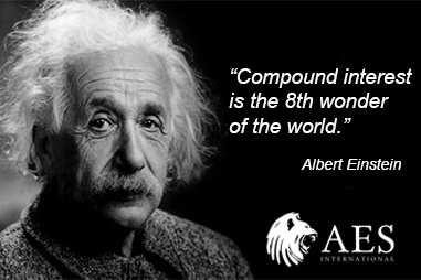 Albert Einstein- Compound interest 8th wonder of the world