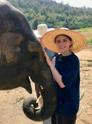 Carina-with-elephant-Thailand