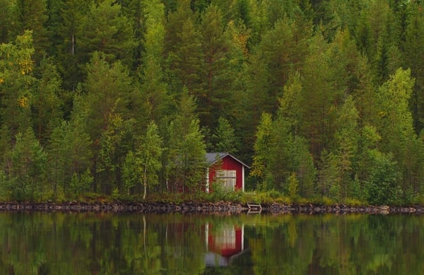 The classic image of a writer hiding out in a cabin for weeks and writing like a madman.