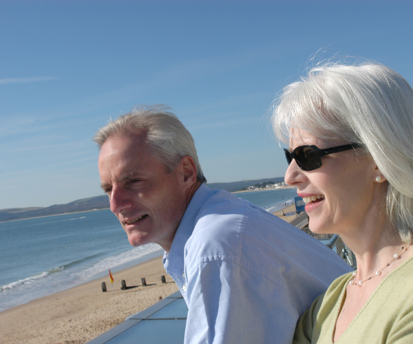 Stefan and Alice talking about AES International helped them with their retirement planning.