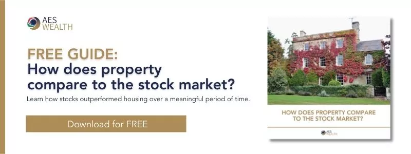How does property compare to the stock market